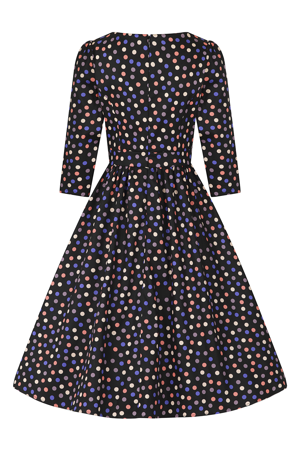 Ophelia Polka Dot Swing Dress